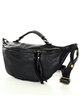 Women's vintage leather messenger bag