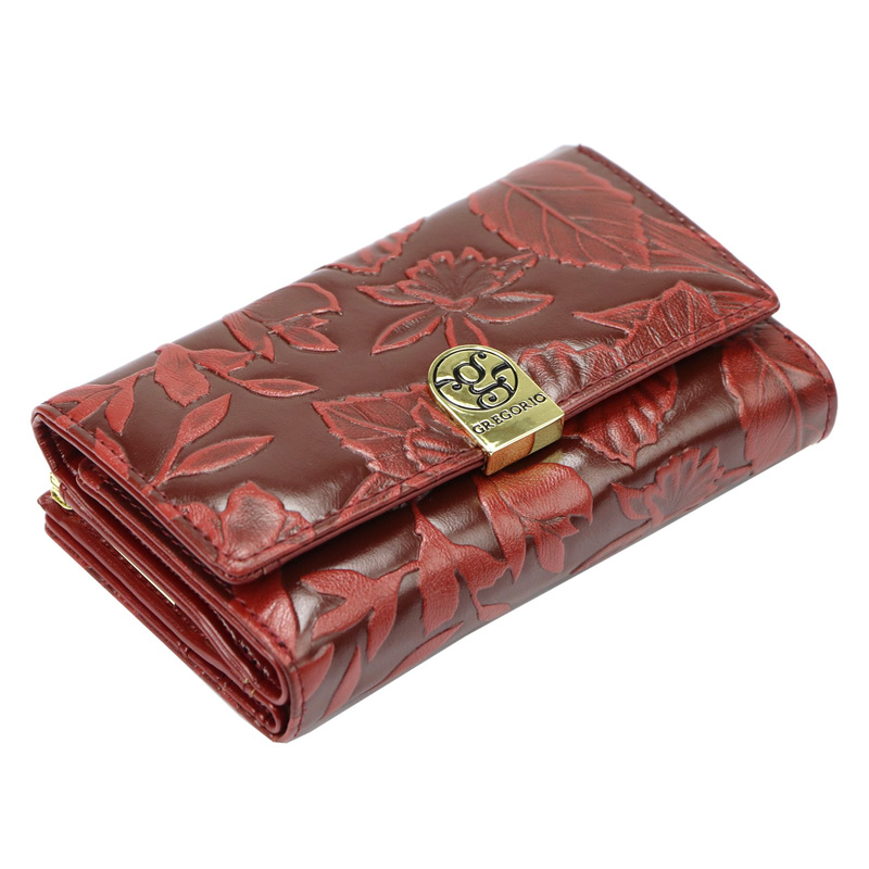 skóra naturalna + Women's eco-leather wallet Gregorio HL-108