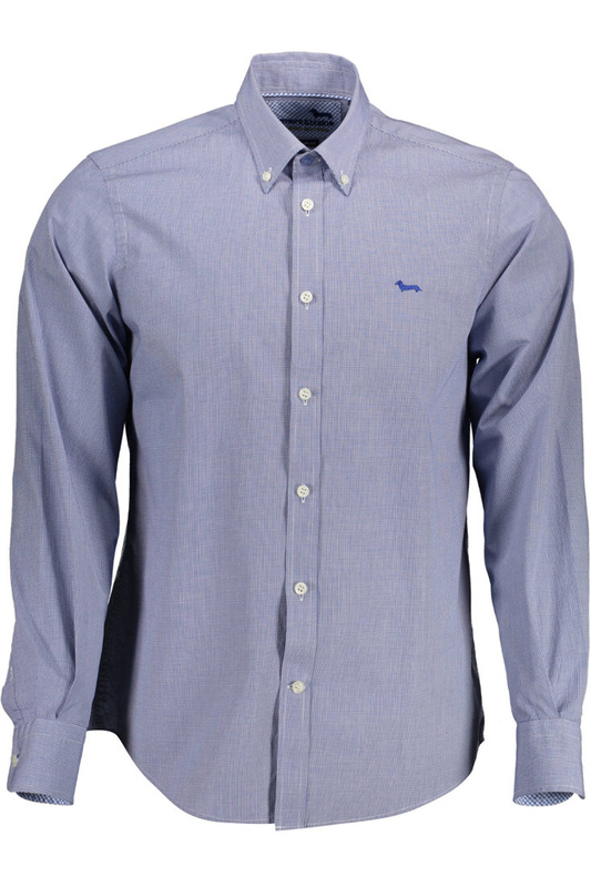 HARMONT&BLAINE MEN's BLUE LONG SLEEVE SHIRT