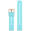 U27 rubber watch strap - blue/rosegold - 20mm