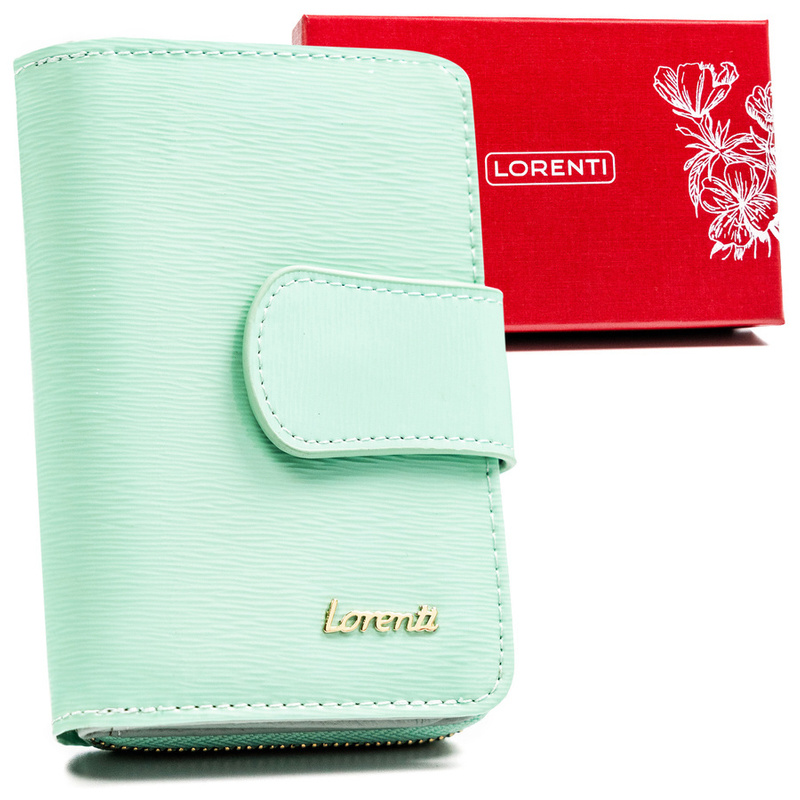 Leather elegant women's wallet Lorenti with RFID