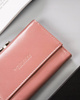 Elegant women's leather wallet with RFID Cavaldi