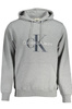 CALVIN KLEIN MEN&#39;S ZIP-UP SWEATSHIRT GREY