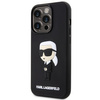 Karl Lagerfeld KLHCP14X3DRKINK iPhone 14 Pro Max 6.7" czarny/black hardcase Rubber Ikonik 3D