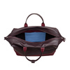 Duffle bag for men and women Colorful Miami by DUDU in genuine leather with handles, detachable shoulder strap and zipper. Travel designer bag versatility and functionality.