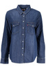 LEVI'S BLUE WOMEN'S LONG SLEEVED SHIRT