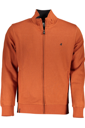 US GRAND POLO MEN&#39;S BRONZE ZIP SWEATSHIRT