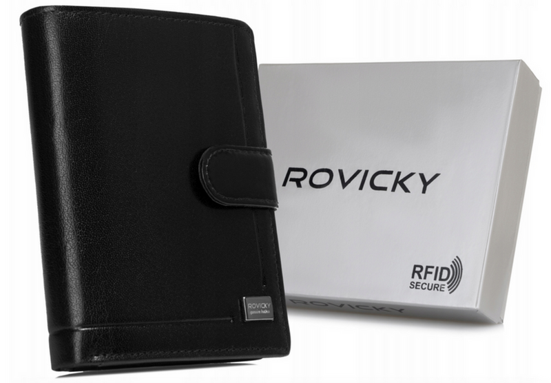 Große, elegante Leder-Herrenbrieftasche Rovicky RFID