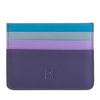 Credit card holder multicolor by DUDU made in soft calfskin Nappa leather with 6 pockets. Ultra slim design, only 4 mm, and unique lightness