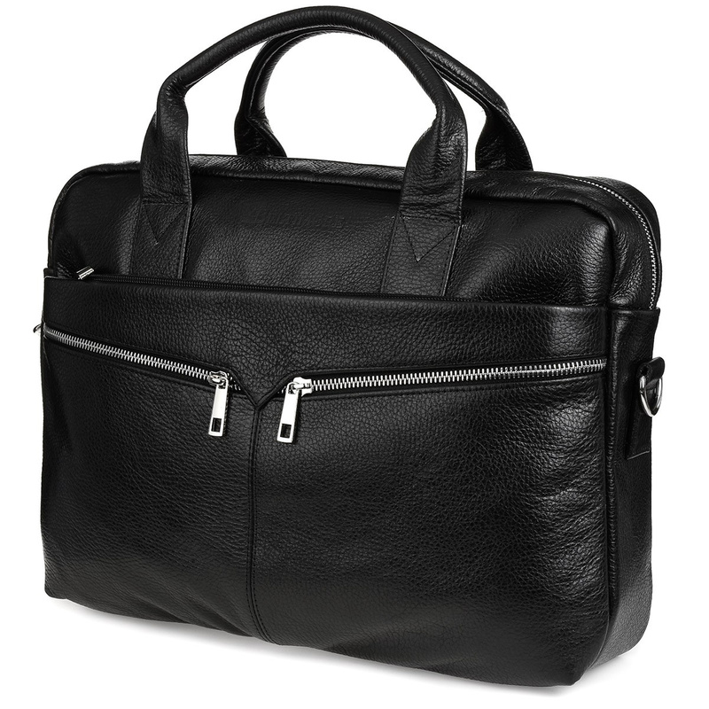 Baltimore Herren Ledertasche Großer schwarzer Laptop J14