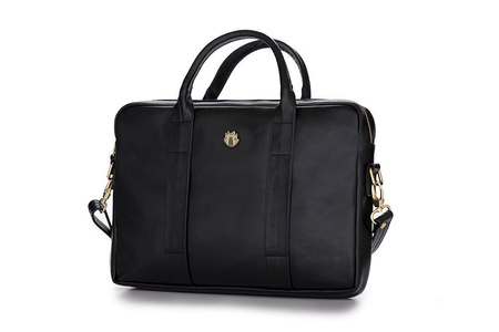 Elegant shoulder laptop bag Felice Gold Dulce