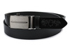 Beltimore leather men's black automatic belt A55 : Colors - black, Strap size - r.115-130 cm