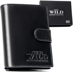 Eine umfangreiche Herren-Lederbrieftasche von Always Wild