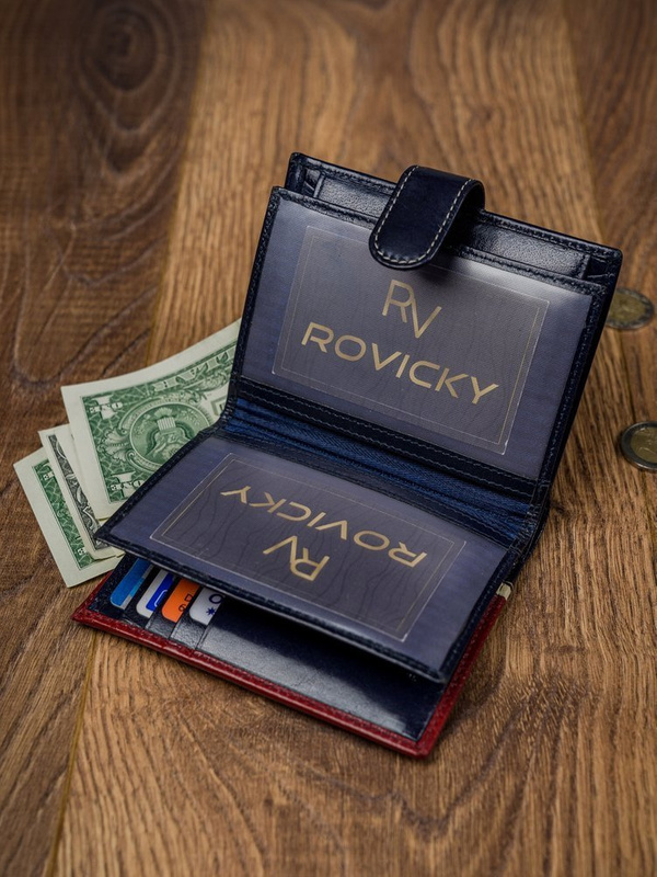 Leather men wallet ROVICKY 331L-RBA-D