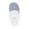 Fluffy sheepskin home slippers for women