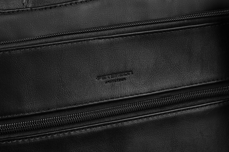 Leatherette laptop bag PETERSON PTN LAP-513A-PUD-120