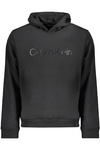 CALVIN KLEIN MEN&#39;S BLACK ZIP-UP SWEATSHIRT