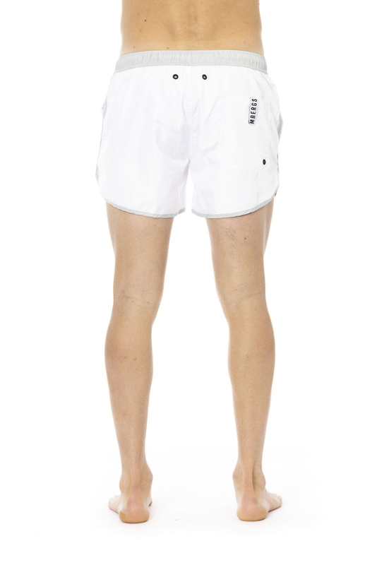 Stroje kąpielowe marki Bikkembergs Beachwear model BKK1MBS04 kolor Biały. Odzież Męskie. Sezon: