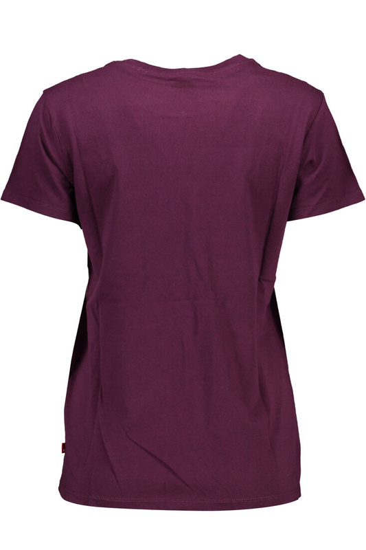 LEVI&#39;S PURPLE WOMAN SHORT SLEEVE T-SHIRT