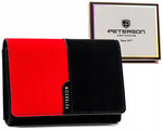 Leatherette wallet RFID PETERSON PTN 013-WEI