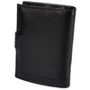 Men's leather wallet Italian natural grain leather premium classic RFiD vertical Baltimore G06.