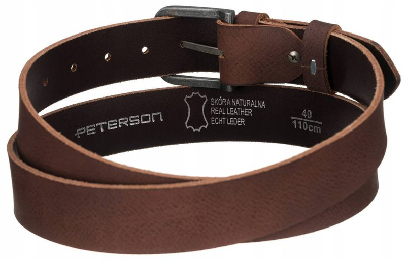 Leather belt PETERSON PTN PS-04