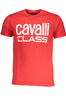 CAVALLI CLASS HERREN-KURZARM-T-SHIRT ROT