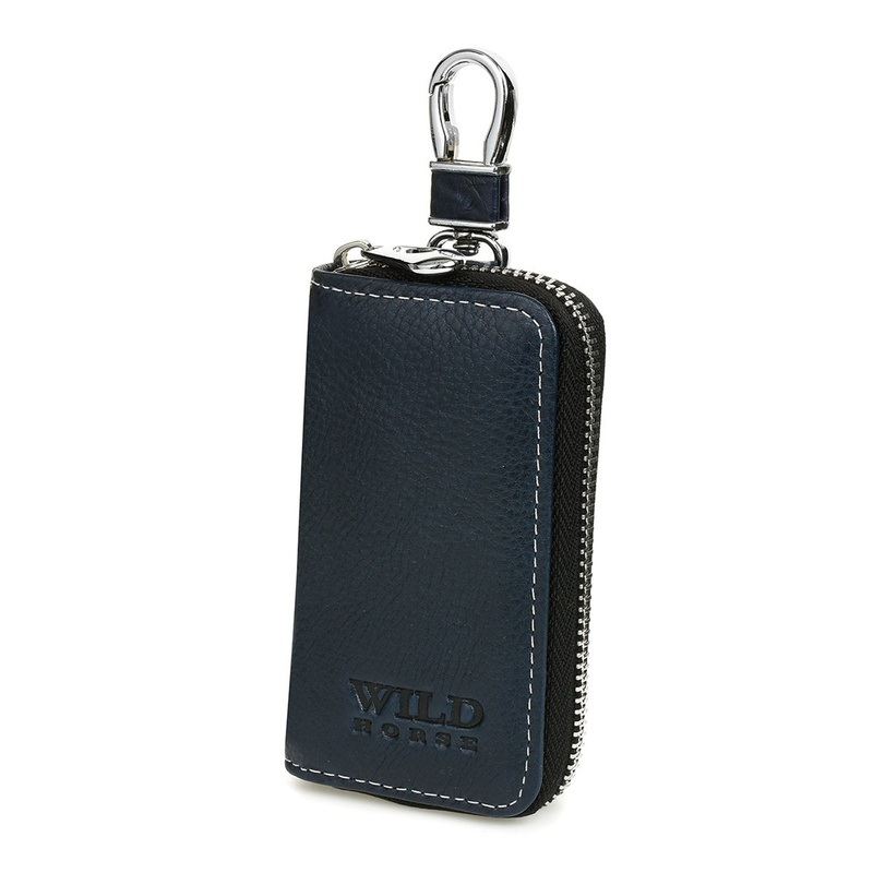 Wild Horse premium leather key case dark brown P84