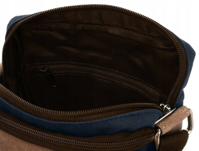 Torba skóra+Canvas 251-MHC NAVY