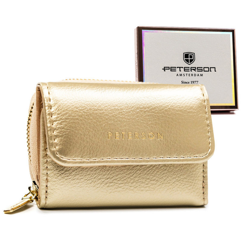 Leatherette wallet RFID PETERSON PTN 011-HRH