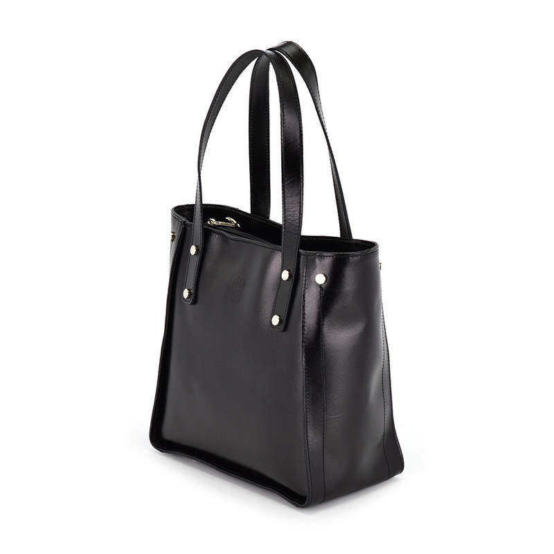 Large shoulder bag women's leather shopperbag