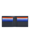 Card holder RFID wallet colored by DUDU made in genuine leather with 8 credit card holder and bill money pockets.