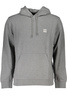 HUGO BOSS HERREN-SWEATSHIRT GRAU MIT REISSVERSCHLUSS