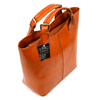 Beautiful stylish large women's leather shopper bag