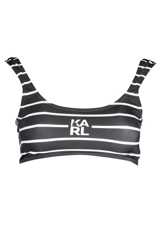 KARL LAGERFELD BEACHWEAR TOP WOMEN&#39;S COSTUME BLACK