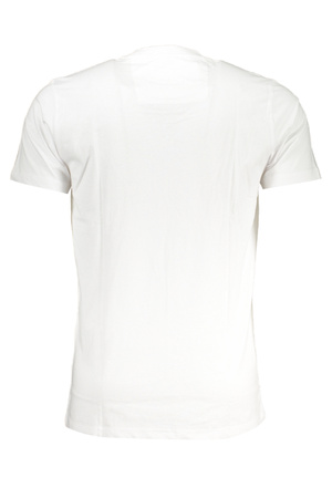 CAVALLI CLASS HERREN-KURZÄRMELIGES T-SHIRT WEISS