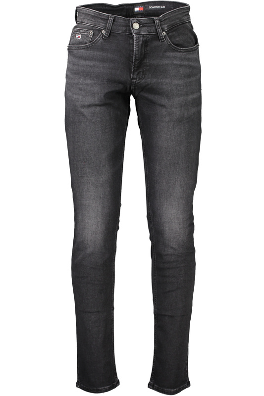 TOMMY HILFIGER MEN&#39;S BLACK DENIM JEANS