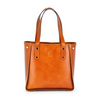 Large shoulder bag women's leather shopperbag