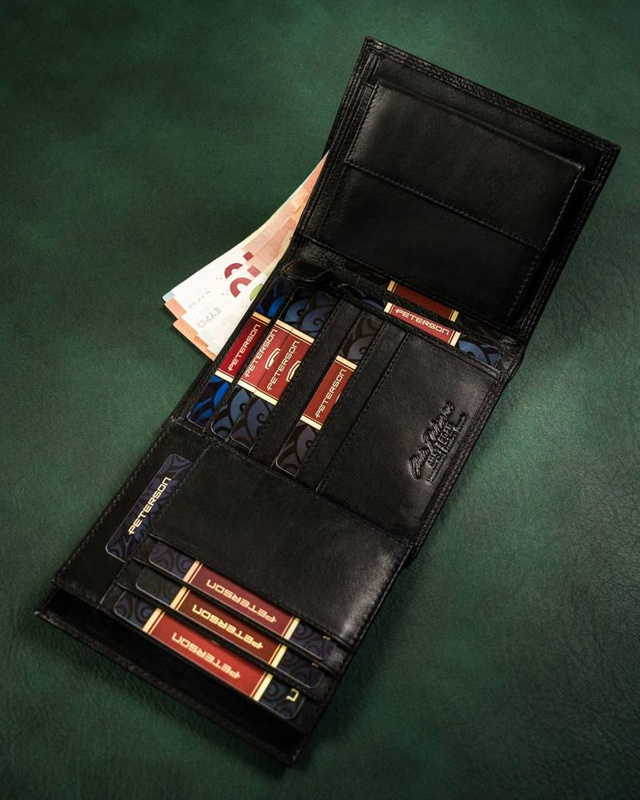 Men's genuine leather wallet Peterson MR-05-CN