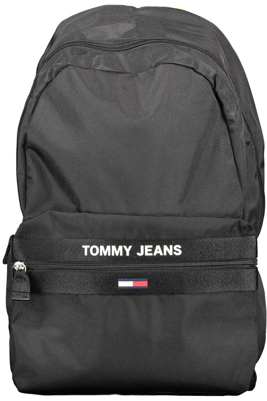 TOMMY HILFIGER MEN&#39;S BLACK BACKPACK