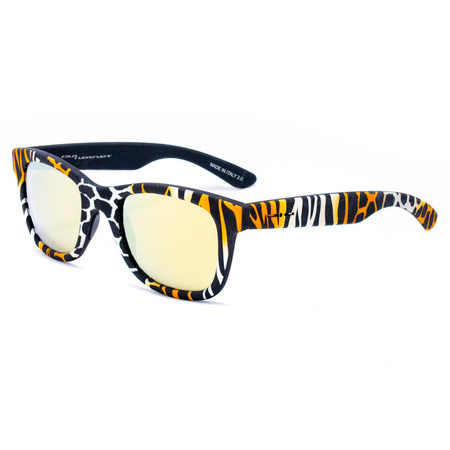 SUNGLASSES ITALIA INDEPENDENT UNISEX 0090-ZEF-001 (Szkło/Zausznik/Mostek) 50/20/140 mm)