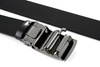 Beltimore leather men's black automatic belt A55 : Colors - black, Strap size - r.115-130 cm