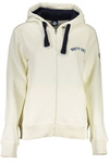 NORTH SAILS WOMEN'S WHITE ZIPPED SWEATSHIRT