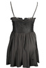 GAELLE PARIS BLACK WOMAN SHORT DRESS