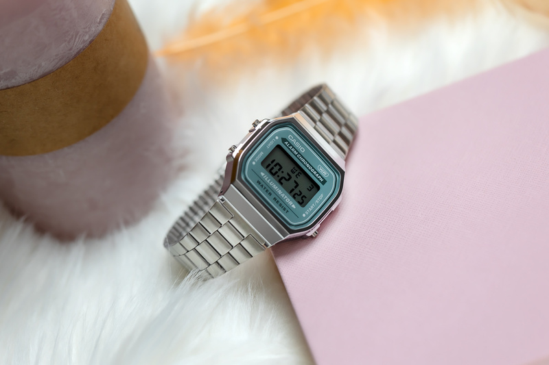 ZEGAREK MĘSKI CASIO  Retro Vintage A168WA-3A + BOX