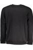 CAVALLI CLASS SCHWARZES HERREN-SWEATSHIRT MIT ZIP-OUT