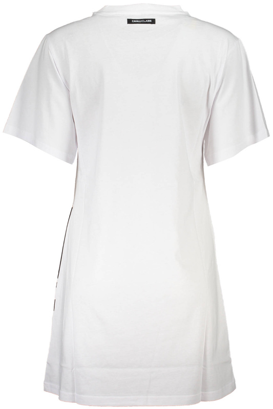 CAVALLI CLASS WOMEN&#39;S SHORT DRESS WHITE