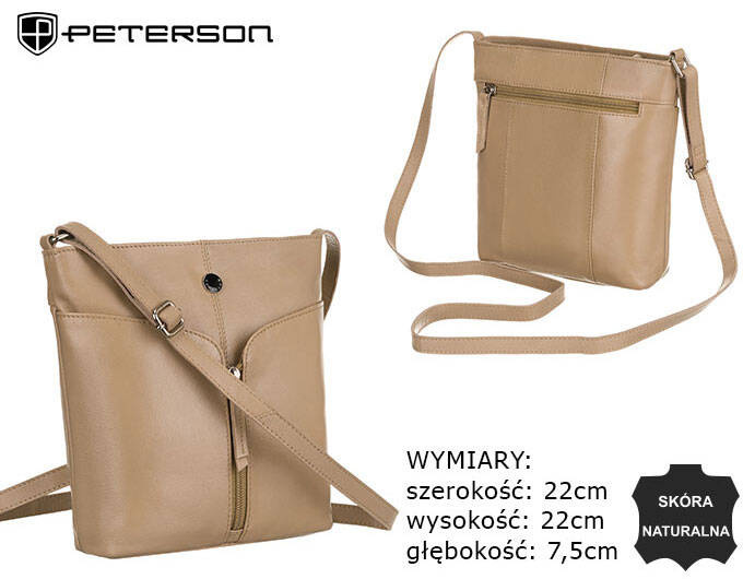 Leather bag PETERSON PTN TOR-372-SNC