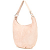 Powder suede women's A4 leather handbag K50 bag