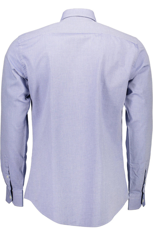 HARMONT &amp; BLAINE MEN&#39;S BLUE LONG SLEEVE SHIRT